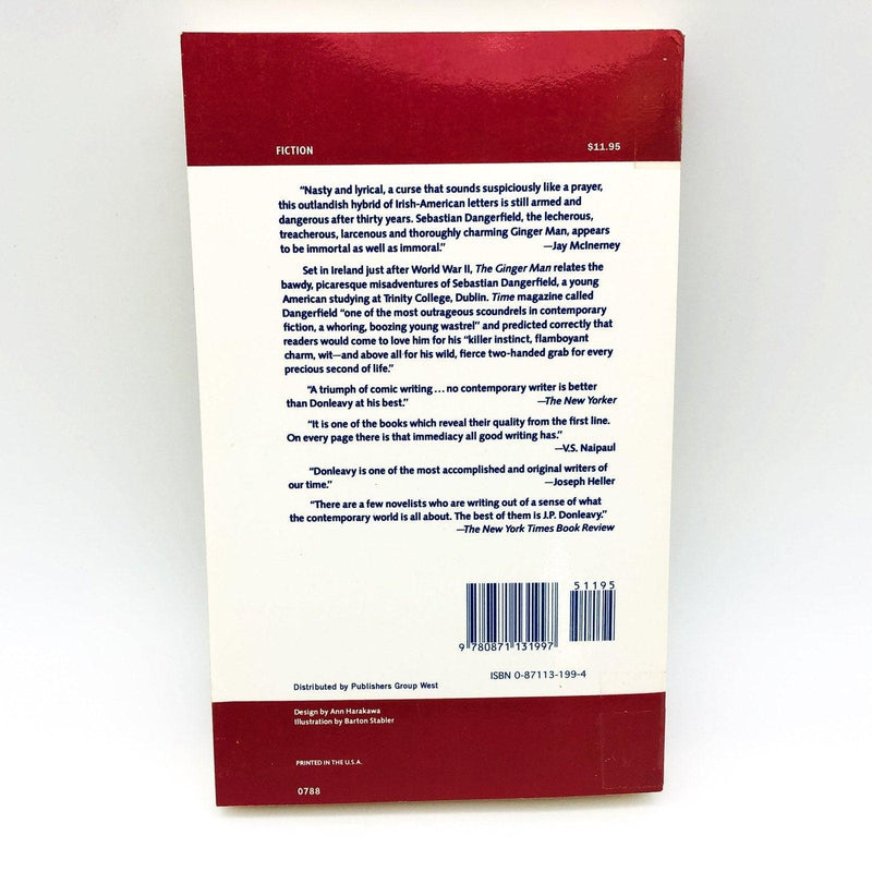 The Ginger Man Paperback J P Donleavy 1988 WW2 Ireland US College Student Ex Lib 2