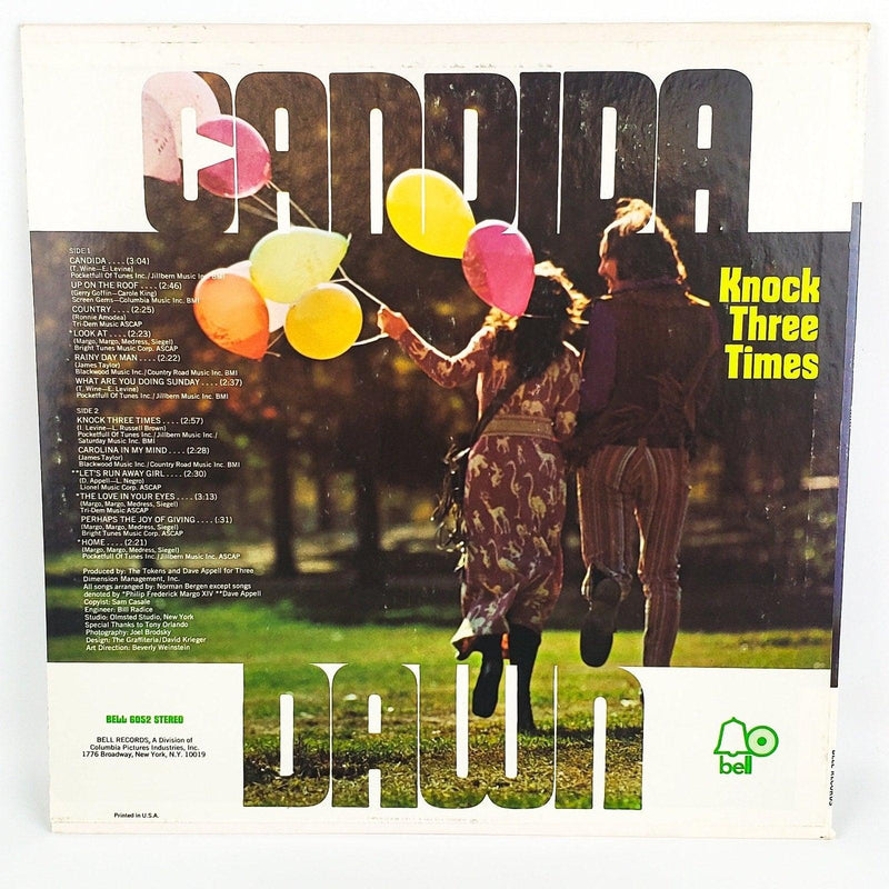 Candida Dawn Record 33 RPM LP BELL 6052 Bell 1970 "Knock Three Times" 2