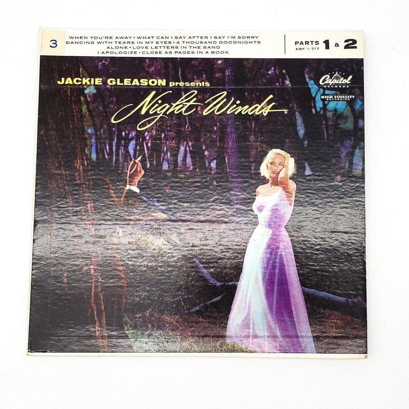 Jackie Gleason Night Winds Parts 3 & 4 45 RPM 2x EP Record Capitol Records 1