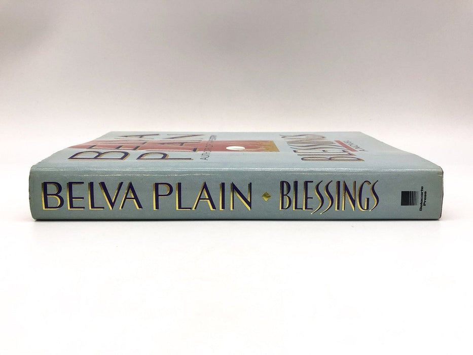 Blessings Belva Plain 1989 Delcarte Press Hardcover 1st Edition 1st Print 3