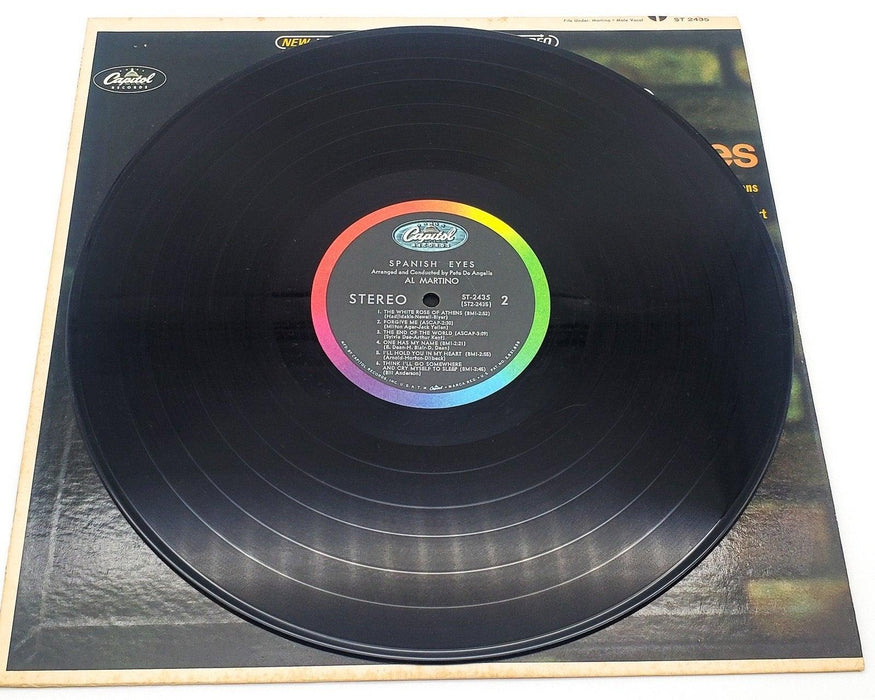 Al Martino Spanish Eyes 33 RPM LP Record Capitol Records 1972 ST 2435 6