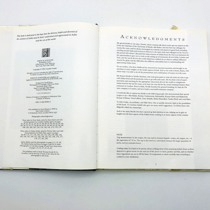 The Great Curries of India Hardcover Camellia Panjabi 1995 Basics Recipe Cookery 9