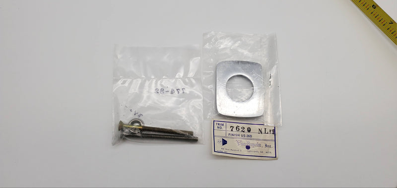 Von Duprin 7620NL Night Latch Trim Door Handle Satin Chrome & Lock Collar NO BOX