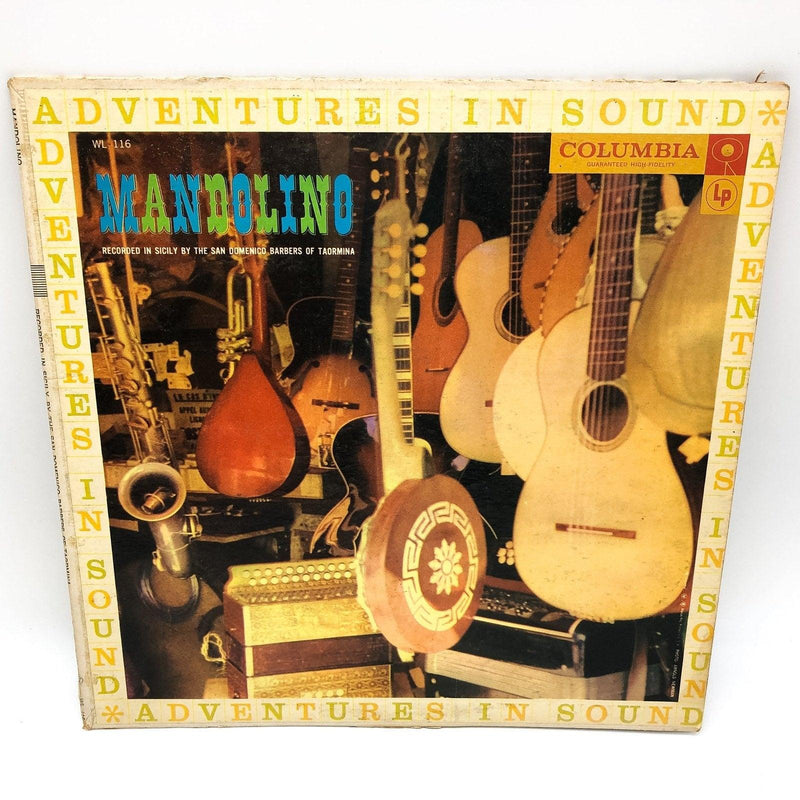 San Domenico Barbers of Taormina Mandolino Record 33 RPM LP WL 116 Columbia 1958 1