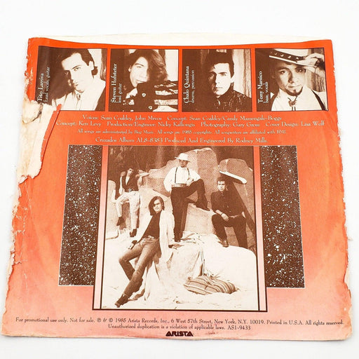 Cruzados Excerpts From Their Debut Album 33 RPM Single Record Arista 1985 Promo 2