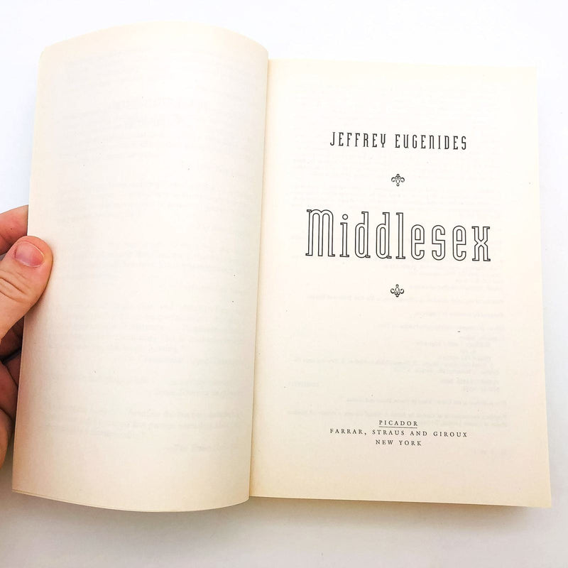 Middlesex Paperback Jeffrey Eugenides 2002 Greek Americans Suburban Life Culture 6