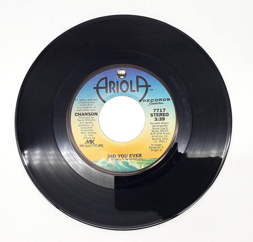 Chanson Don't Hold Back 45 RPM Single Record Ariola Records America 1978 7717 2