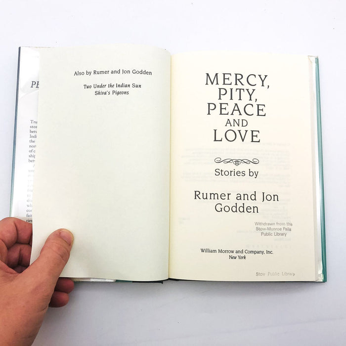 Mercy Pity Peace And Love Stories HC Rumer Godden 1990 India History 1st Edition 7