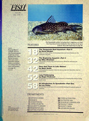Aquarium Fish Magazine July 1991 Vol 3 No 10 Special: In Lake Malawi 2