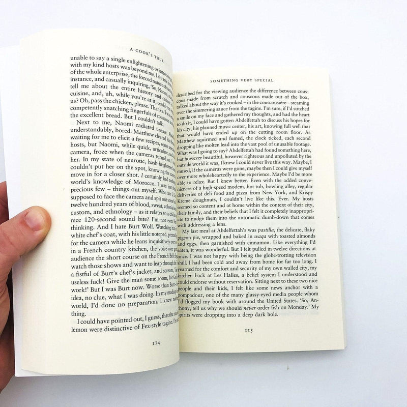 A Cook's Tour Paperback Anthony Bourdain 2001 World History Cooking Food 8