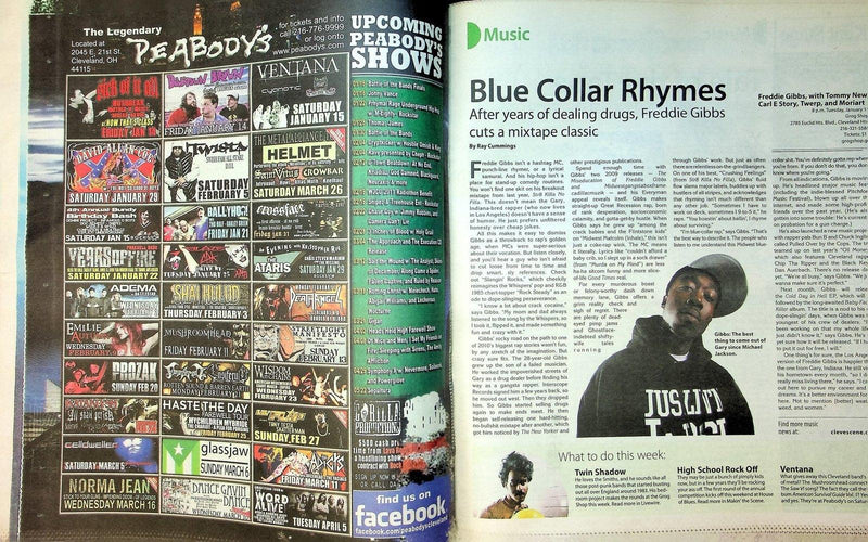 Cleveland Scene Magazine January 2011 No 28 Freddie Gibbs Scott Beefcakes Bickel 3