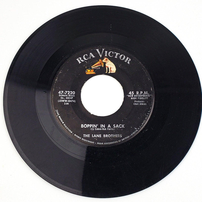 The Lane Brothers Somebody Sweet 45 RPM Single Record RCA 1958 1
