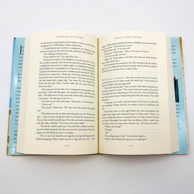 Twelve Times Blessed Hardcover Jacquelyn Mitchard 2003 Widow Single Mom 1st Ed 2 9