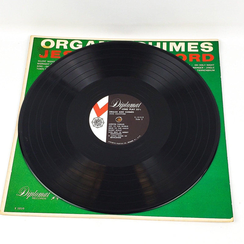 Jesse Crawford Organ And Chimes Record 33 RPM LP X 1010 Diplomat 4