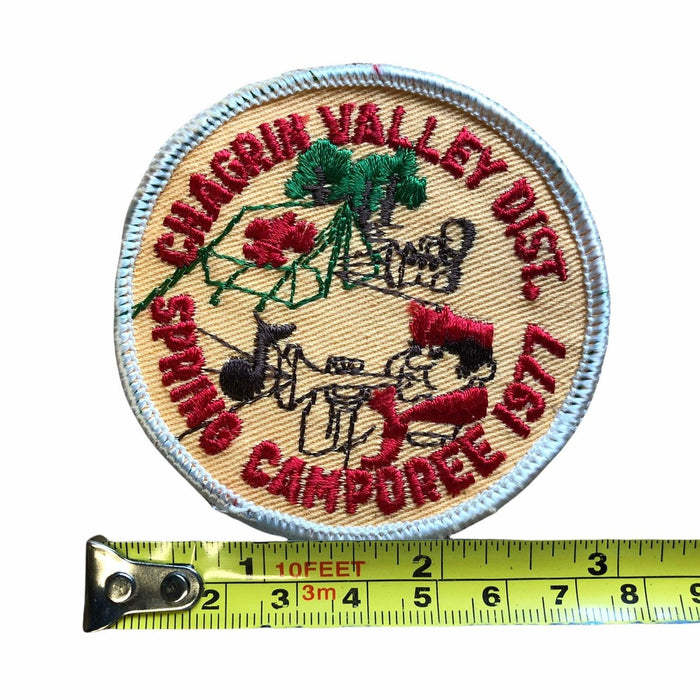 Boy Scouts Chagrin Valley District Spring Camporee 1977 Patch Insignia Ohio BSA 4