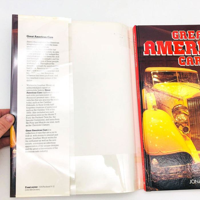 Great American Cars Hardcover Jonathan Wood 1985 1st Edition Cadillac Eldorado 6