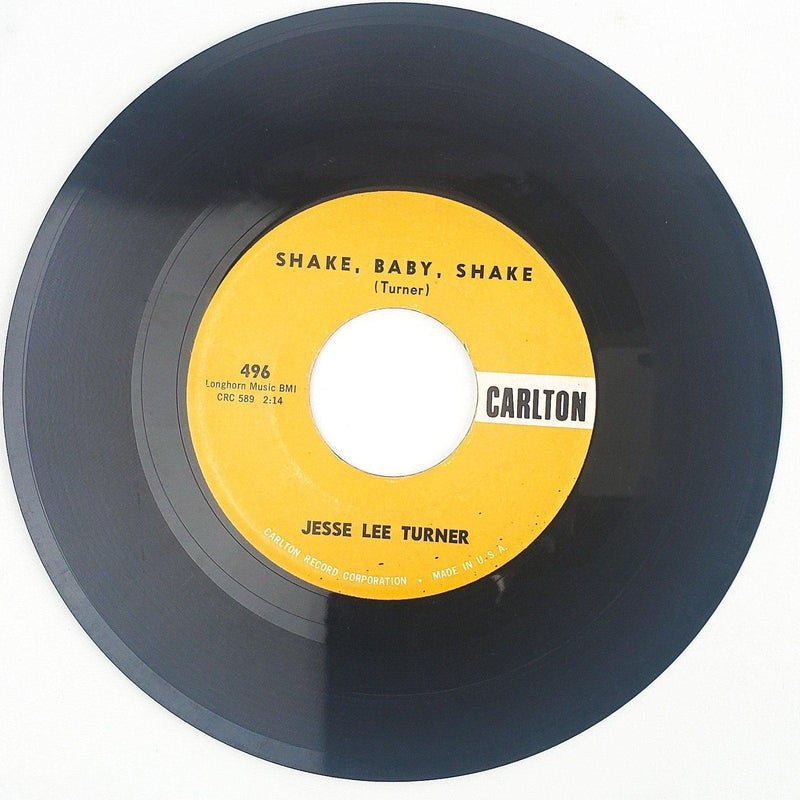 Jesse Lee Turner The Little Space Girl Record 45 RPM Single 496 Carlton 1958 1