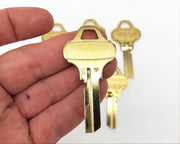 5x Schlage Everest 35-007 C134 Key Blanks Nickel Silver 6 Pin NOS 2