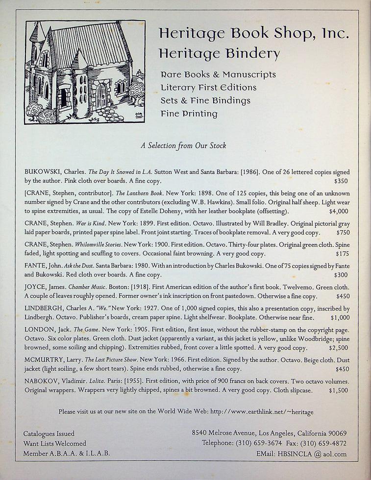 Firsts Magazine January 1996 Vol 6 No 1 Collecting Stephen Crane 3