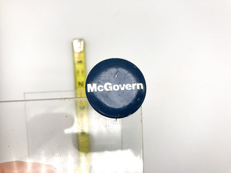 Vintage McGovern Pinback Button Political Presidential Campaign Blue White 3