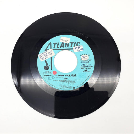 Chic I Want Your Love Single Record Atlantic Records 1978 3557 PROMO 2