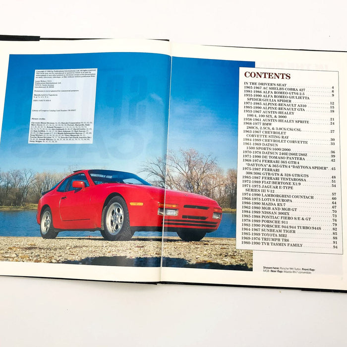 Sports Cars HC Publications International 1990 Corvette Porsche Lotus 1st Editio 7