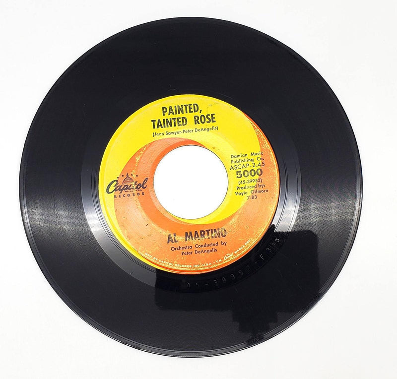 Al Martino Painted, Tainted Rose 45 RPM Single Record Capitol Records 1963 5000 1