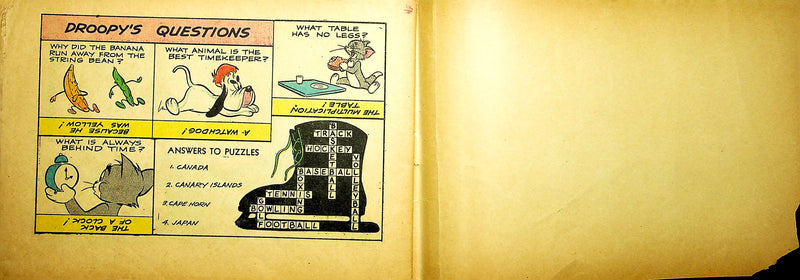 Tom And Jerry Magazine 1956 Itchy Kitty Boys' And Girls' March Of Comics Litho