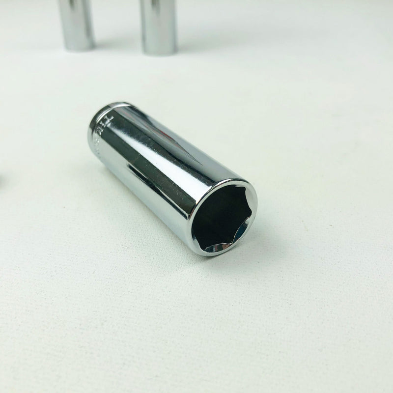 4ct 14mm 16mm Deep Socket 3/8 Drive 6 Point Metric Chrome Vanadium Thorsen New