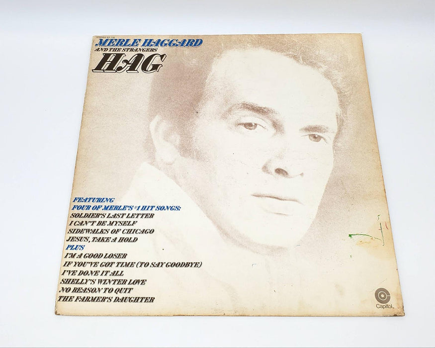 Merle Haggard Hag LP Record Capitol Records 1971 ST-735 1