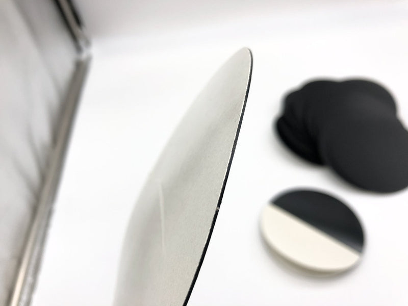 25PK Black Acrylic Circle Discs Round Plexiglas Laser Cut Sheet 5-1/8" x 1/32" 7