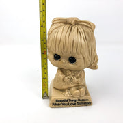 Russ Berries Figurine Beautiful Things Happen When You... Little Girl Big Eyes 9
