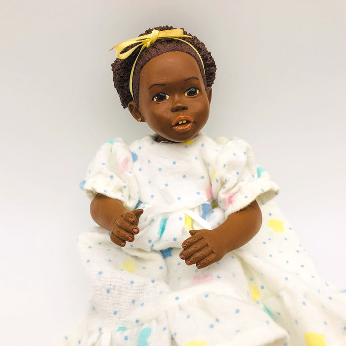 All Gods Children Doll Anika African American Girl 9" Jointed Figurine COA Limit