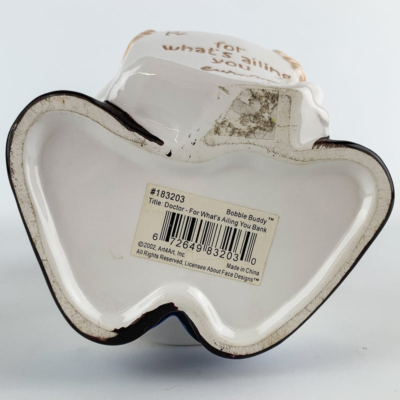 Bobble Buddy Doctor For Whats Ailing You Bank Ceramic Bobble Head 8