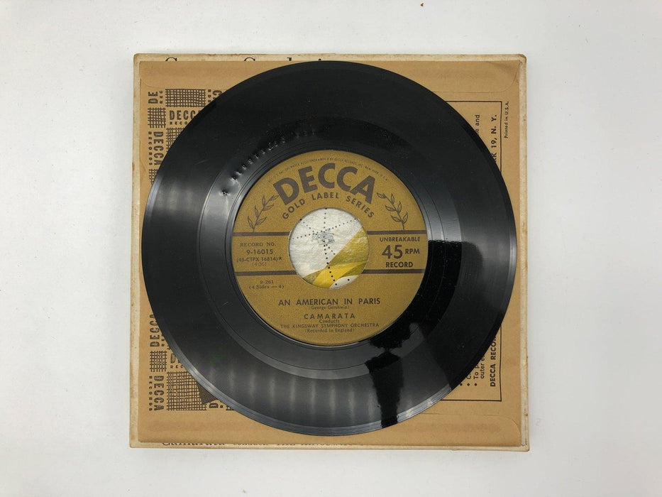 George Gershwin An American in Paris Record 45 RPM 7" EP 9-16016 Decca 1951 Box 5