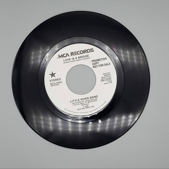 Little River Band Love Is A Bridge Single Record MCA 1988 MCA-53291 PROMO 1