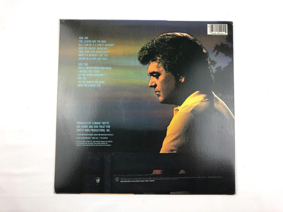 Conway Twitty Chasin' Rainbows Record 33 RPM Double LP W1-25294 Warner Bros 1985 3