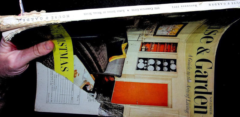 House & Garden Magazine November 1953 USMC Defense Bonds Ad Apartment Living