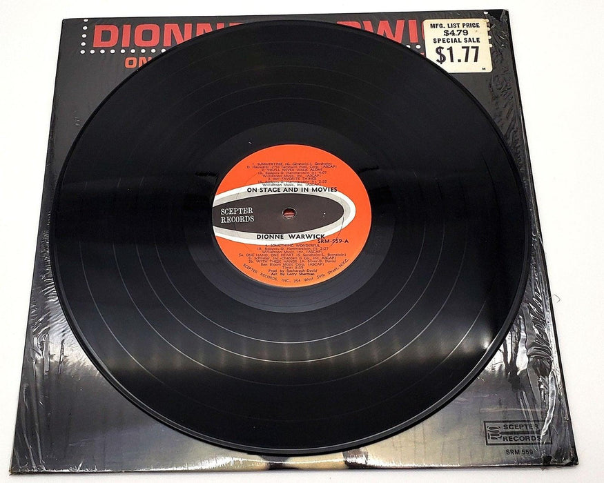 Dionne Warwick On Stage And In The Movies 33 RPM LP Record Scepter Records 1967 5