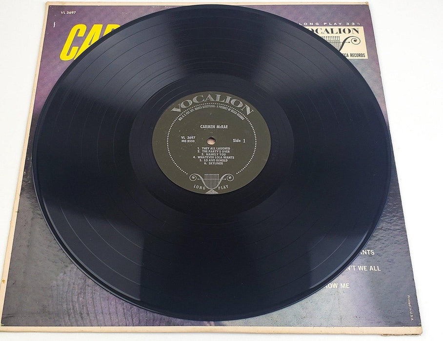Carmen McRae 33 RPM LP Record Vocalion 1963 Compilation 1955-1958 5