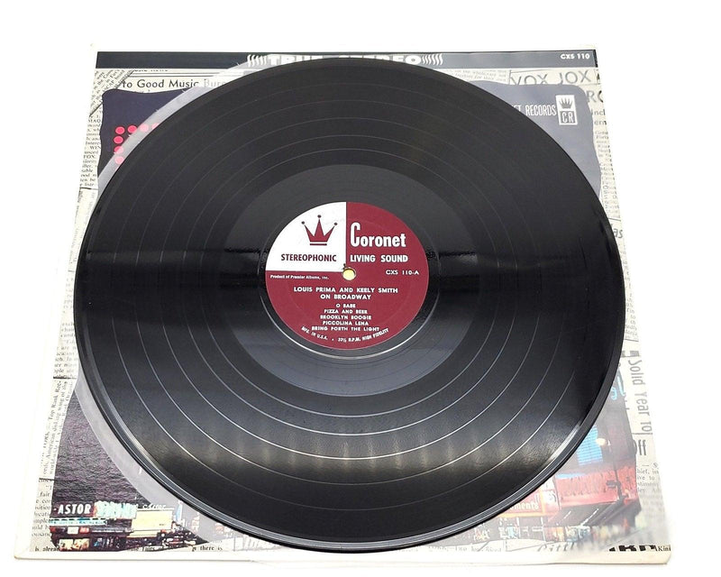 Louis Prima & Keely Smith Louis & Keeley On Broadway 33 LP Record Coronet 1959 5