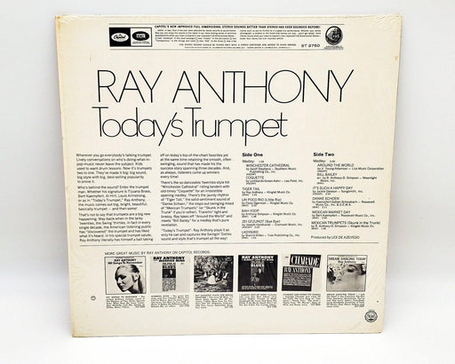 Ray Anthony Today's Trumpet 33 RPM LP Record Capitol Records 1967 ST 2750 2