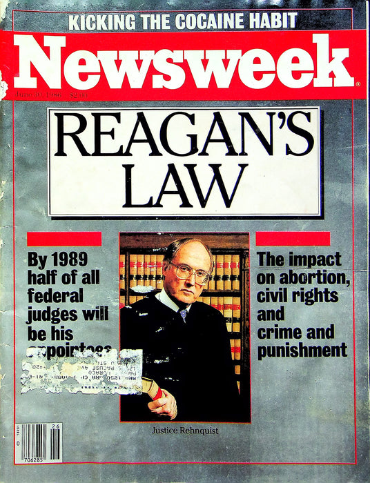 Newsweek Magazine June 30 1986 Archbishop Tutu South Africa Reagan Court Changes