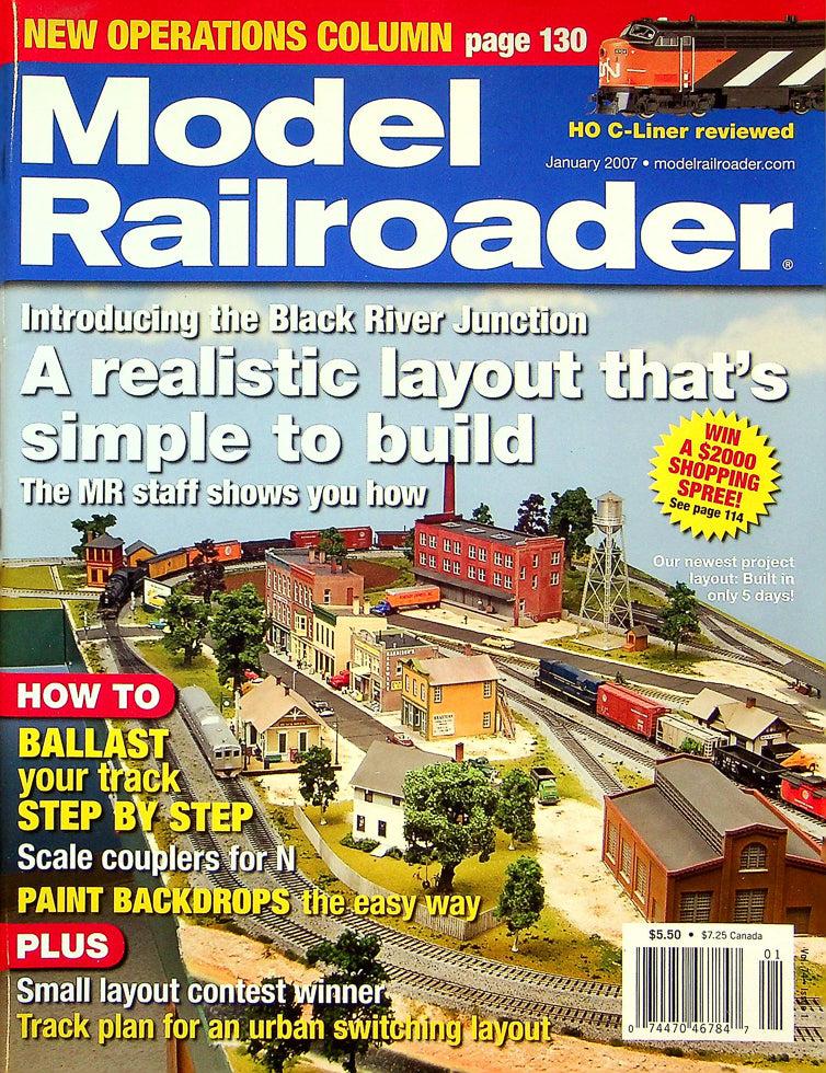 Model Railroader Magazine January 2007 Vol 74 No 1 Realistic Layout, Easy Build