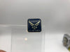 US Air Force Lapel Pin USAF Wings Blue Chrome Logo Insignia Epoxy Enamel 4