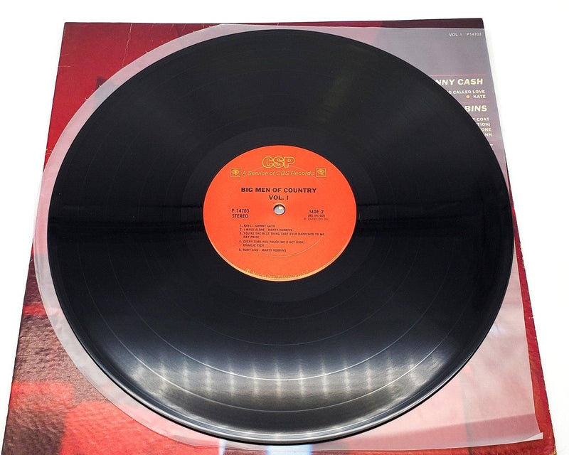 Big Men Of Country Vol. 1 33 RPM LP Record Columbia Johnny Cash, Sonny James 6