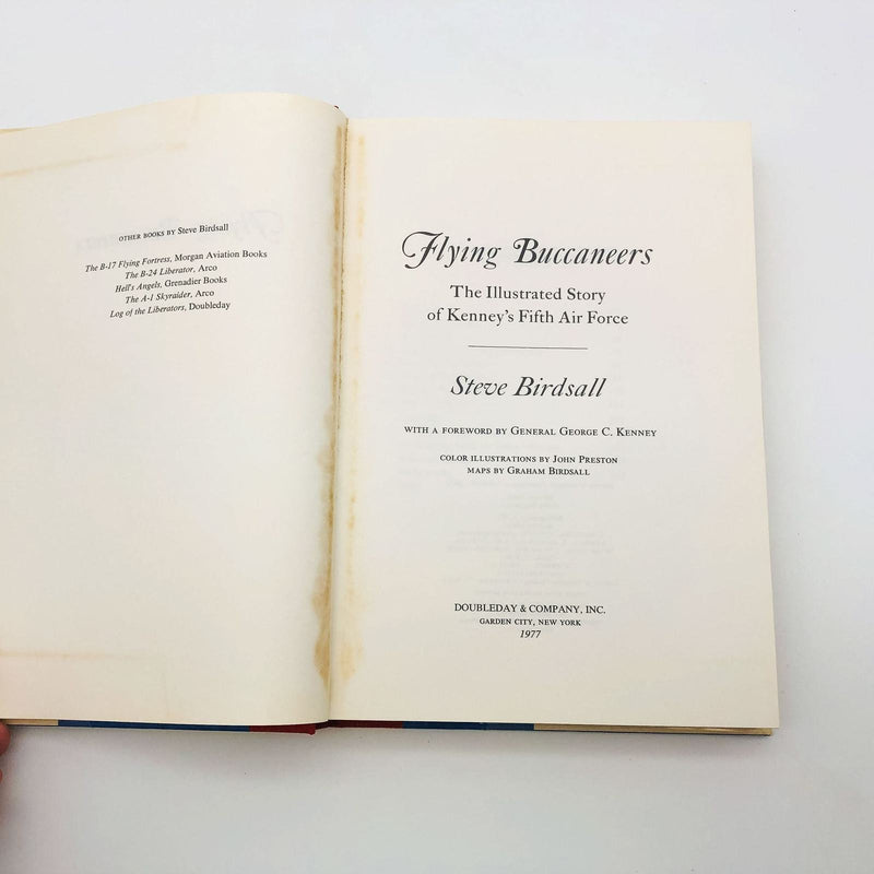 Flying Buccaneers Hardcover Steve Birdsall 1977 1st Edition WW2 5th Air Force 2 7