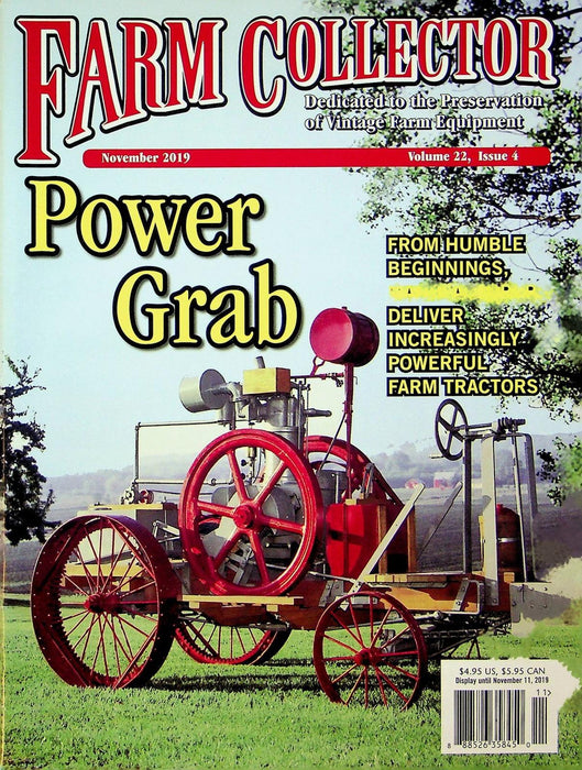 Farm Collector Magazine November 2019 Vol 22 # 4 Powerful Farm Tractors