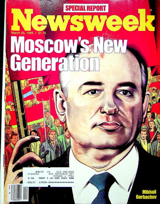 Newsweek Magazine March 25 1985 Mikhail Gorbachev Russia New Leader Cover 1