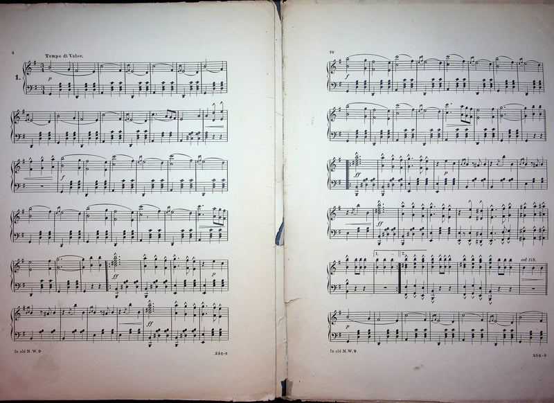 In Old Madrid Waltz Vintage Sheet Music Josef Meissler Piano Song 3